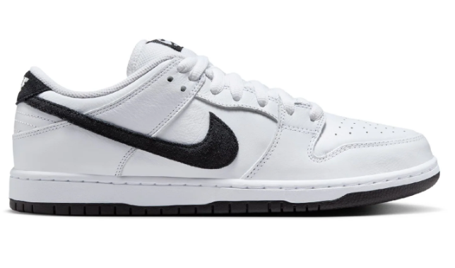Nike SB Dunk Low Pro "White / Black / White"
