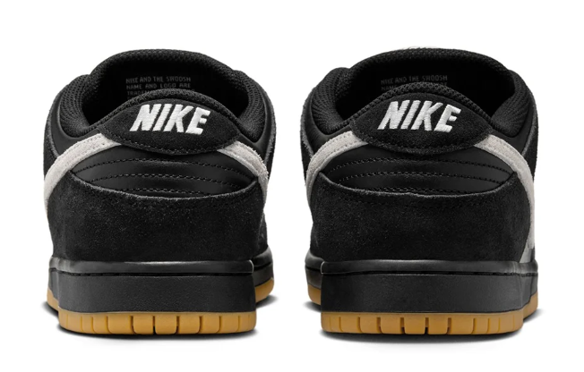 Nike SB Dunk Low Pro "Black / White / Gum Light Brown"