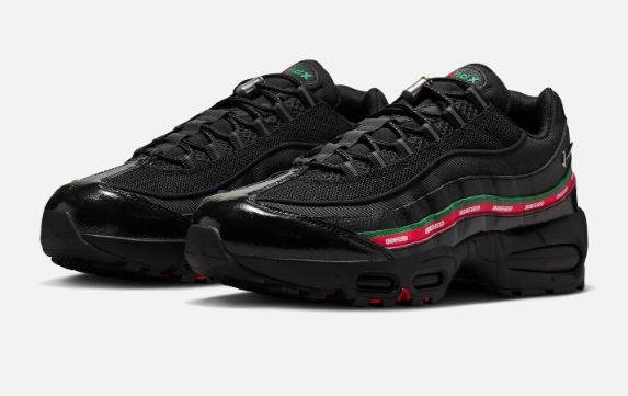 Undefeated x Nike Air Max 95 SP "Black / Metallic Silver"