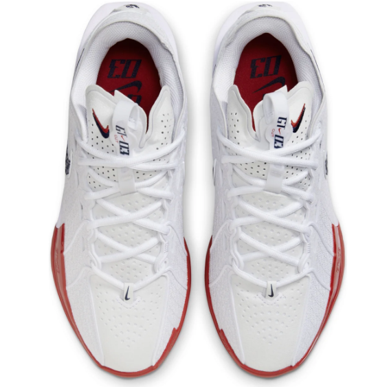 Nike Air Zoom GT Cut 3 EP "White / Black / Siren Red" DV2918-103