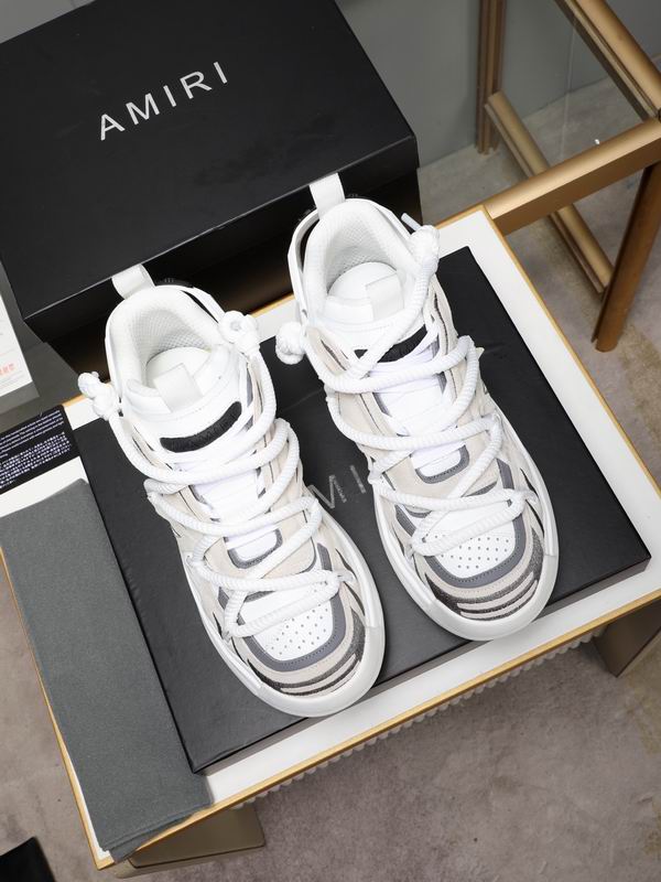 AMIRI Curve Runner Sneaker – White/Grey