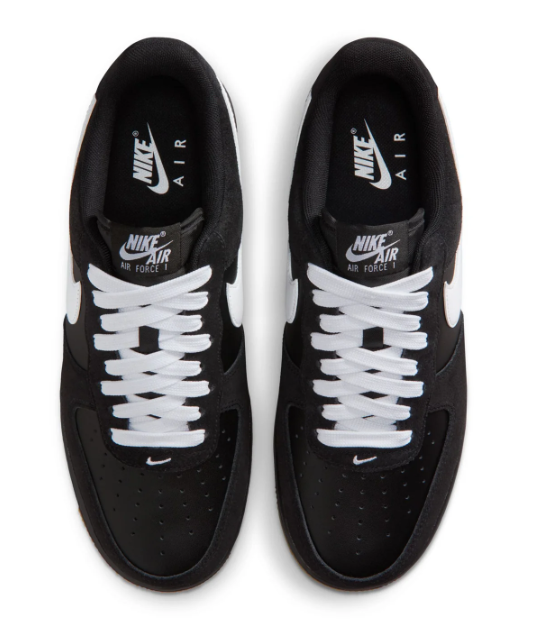 Nike Air Force 1 Low 07 LV8 "Black / White / Gum"