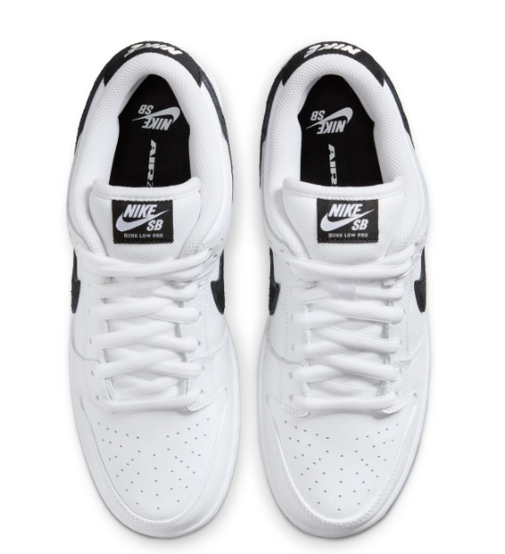 Nike SB Dunk Low Pro "White / Black / White"